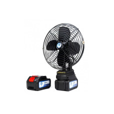 Надихайтеся свіжістю з VentoSteel 8 PRO: потужний портативний металевий вентилятор з автоповоротом і двома акумуляторами 21V